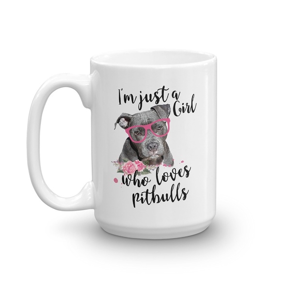 Pitbull Lover Coffee Mug 15 oz. - Picture 1 of 1